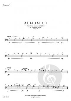 2 Aequale von Anton Bruckner 