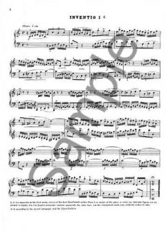 Two And Three Part Inventions For The Piano von Johann Sebastian Bach 