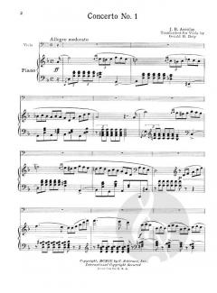 Concerto no. 1 von Jean-Baptiste Accolay 