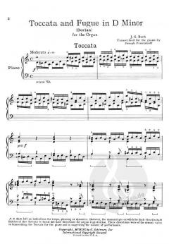Toccata and Fugue in D minor von Johann Sebastian Bach 
