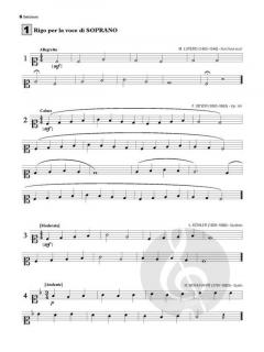 250 solfeggi cantati in setticlavio 