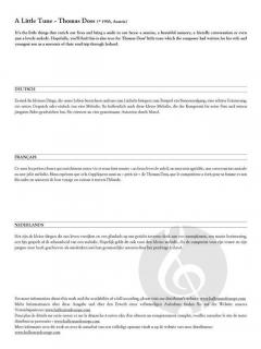 A Little Tune von Thomas Doss 