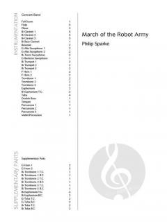 March of the Robot Army von Philip Sparke 