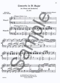 Piano Concerto No.18 B Flat Major K456 2 Pianos 4 Hands von Wolfgang Amadeus Mozart 
