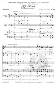 Ubi Caritas von Michael John Trotta 