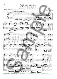 Voi Che Sapete von Wolfgang Amadeus Mozart 