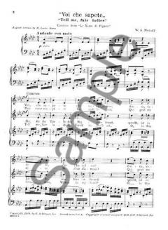 Voi Che Sapete von Wolfgang Amadeus Mozart 