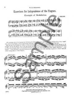 Exercises For Independence Of The Fingers Part 1 von Isidor Philipp 