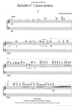 Sonata Nr. 1 von Alfred Schnittke für Klavier im Alle Noten Shop kaufen