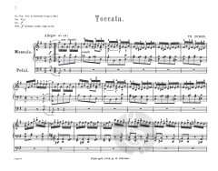 Toccata in G Major Organ von Theodore Dubois 
