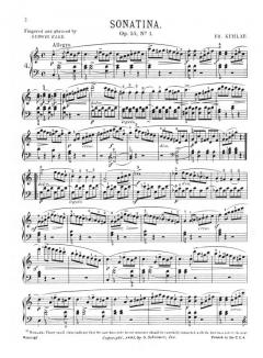 Sonatina Op.55 No.1 C Major Piano von Friedrich Kuhlau 