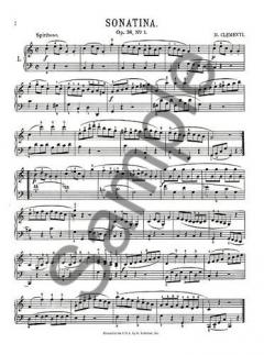 Sonatina C Op.36 No.1 Piano von Muzio Clementi 