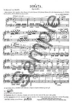 Sonata E Major Op. 14 No. 1 von Ludwig van Beethoven 