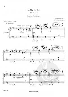 L'Alouette von Mili Alexejewitsch Balakirew 