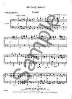 Military March Op.51 No. 1 von Franz Schubert für Klavier zu 4 Händen im Alle Noten Shop kaufen