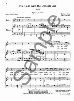 Lass With The Delicate Air von Thomas Augustin Arne 