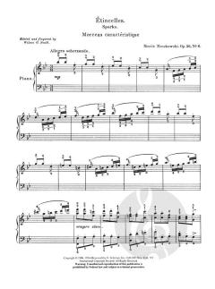 Etincelles Op.36 No.6 For Piano Morceau Caracteristiqu Compositions von Moritz Moszkowski 