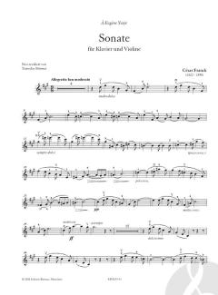 Sonate A-Dur von César Franck 