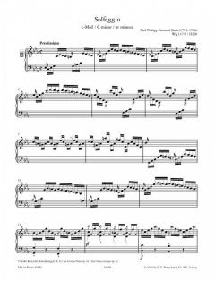 Solfeggio Wq 117/2 - H220 von Carl Philipp Emanuel Bach 