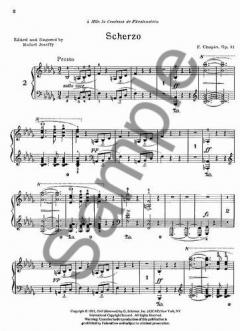 Scherzo Op.31 B Flat Minor Piano Solo von Frédéric Chopin 