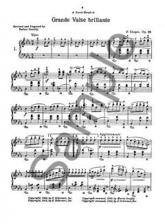 Grande Valse Brillante Piano Op.18 e Flat Major von Frédéric Chopin 