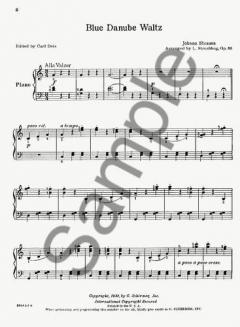 Blue Danube Waltz Piano Op.314 Op.86 Simplified von Johann Strauss (Vater) 