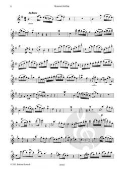 Flötenkonzert G-Dur von Johann Matthias Sperger im Alle Noten Shop kaufen