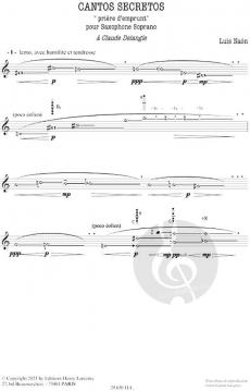 Cantos Secretos von Luis Naon 