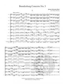 Brandenburg Concerto No. 3 von Johann Sebastian Bach 