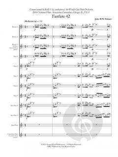 Fanfare 42 von John W.N. Palmer 