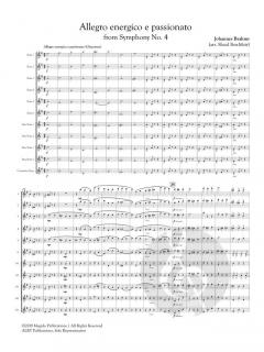 Allegro Energico e Passionato from Symphony No. 4 von Johannes Brahms 