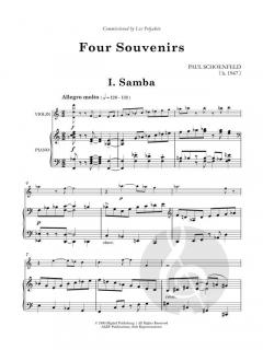 4 Souvenirs von Paul Schoenfeld 