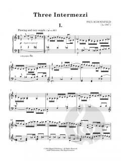 3 Intermezzi von Paul Schoenfeld 