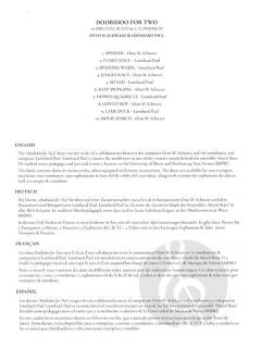 Leonhard Paul presents Doobidoo for 2 von Otto M. Schwarz 