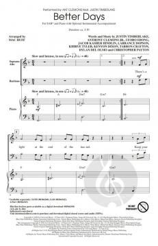 Better Days von Anthony Clemons Jr./Kenyon Dixon/Khirye Tyler (Download) 