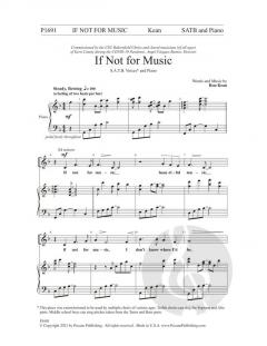 If Not For Music von Ron Kean (Download) 