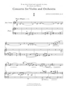 Concerto Op. 36 Violin And Piano Red Orig von Arnold Schönberg im Alle Noten Shop kaufen