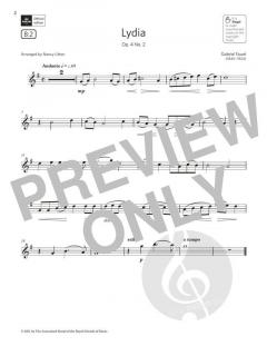 Lydia, Op. 4 No. 2 von Gabriel Fauré (Download) 