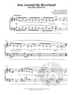 Just Around The Riverbend von Alan Menken (Download) 