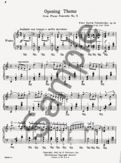 Concerto No.1 Opening Theme von Pjotr Iljitsch Tschaikowski 
