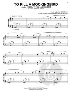 To Kill A Mockingbird von Elmer Bernstein (Download) 