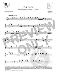 Allegretto von James Hook (Download) 