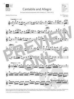 Cantabile and Allegro von Georg Philipp Telemann (Download) 