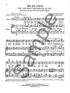 Non Piu Andrai von Wolfgang Amadeus Mozart 