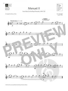 Menuet II von Georg Friedrich Händel (Download) 