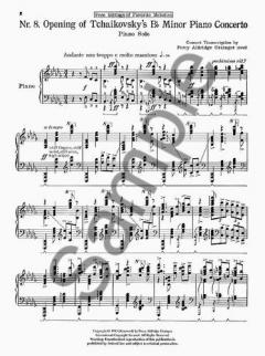 Opening Of B Flat Minor Piano Concerto von Pjotr Iljitsch Tschaikowski 