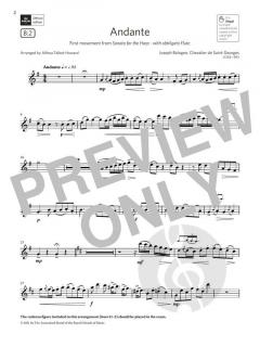 Andante von Joseph Boulogne Chevalier de Saint-Georges 