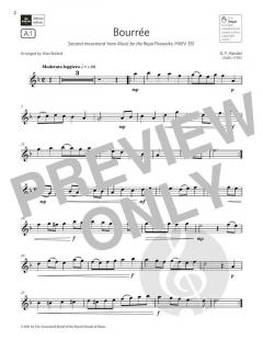 Bourrée von Georg Friedrich Händel 