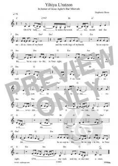 Yihiyu L'ratzon von Stephanie Shore (Download) 