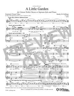 A Little Garden von Stanley F. Hoffman 